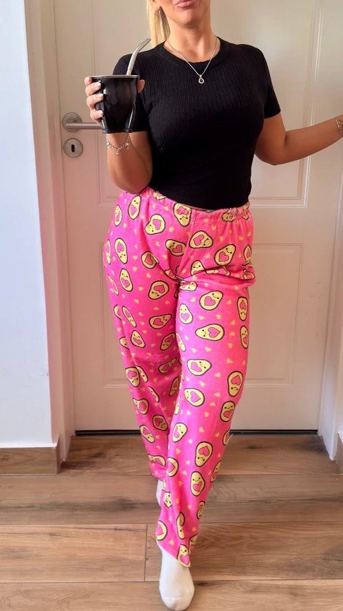 Producto - Pantalón Polar Soft Animado Palta Pink