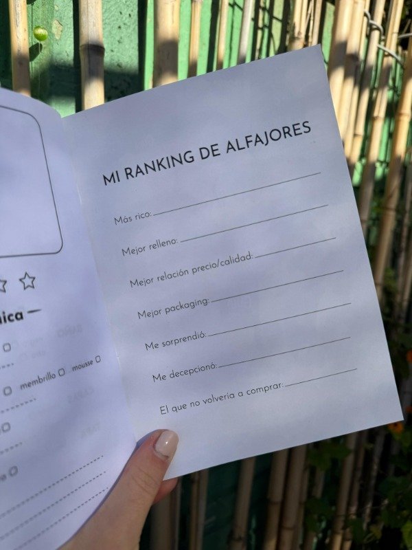 Producto - Álbum ranking alfajores - 3