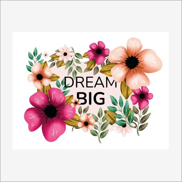 Producto - Dream big flores