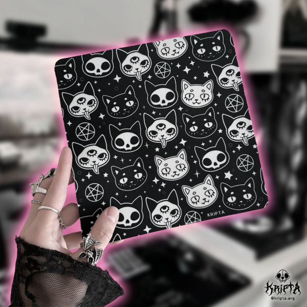 Producto - Mouse pad - Goth cats