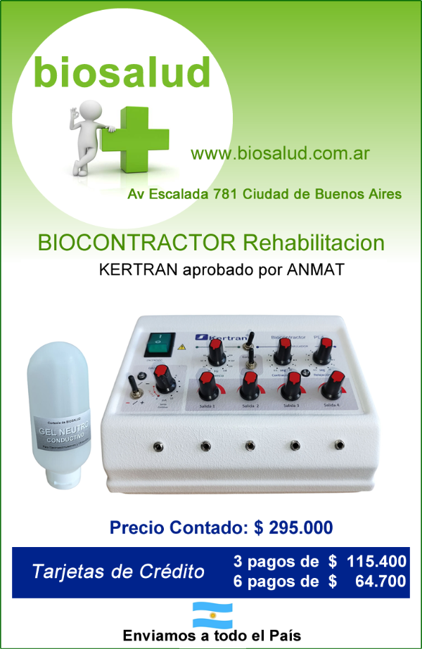 Producto - Biocontractor Electroestimulador Muscular KERTRAN - Rehabilitacion y TENS