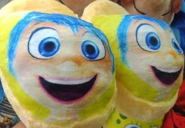 Producto - Línea Quio !! Pantuflas alegría intensamente