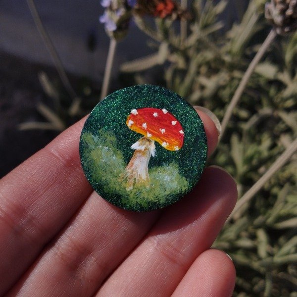 Producto - Prendedor amanita