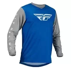 Producto - JERSEY FLY F-16 GRIS-AZUL MANGA LARGA NIÑO E30