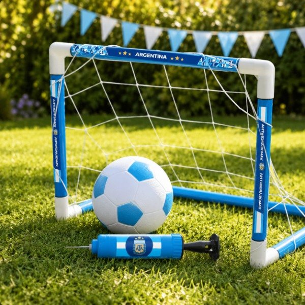 Producto - Arco de Futbol Afa Argentina 48x30 con Pelota CY