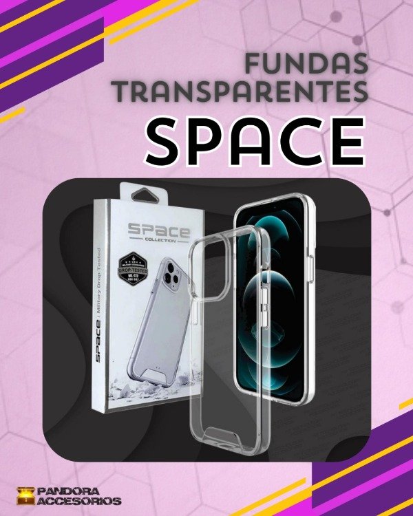 Producto - Protector Funda Space Transparente Moto G75