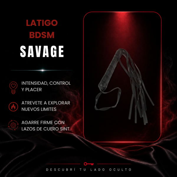 Producto - SAVAGE - Látigo BDSM