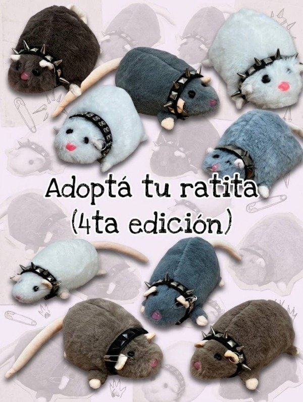 Producto - Rata punk peluche