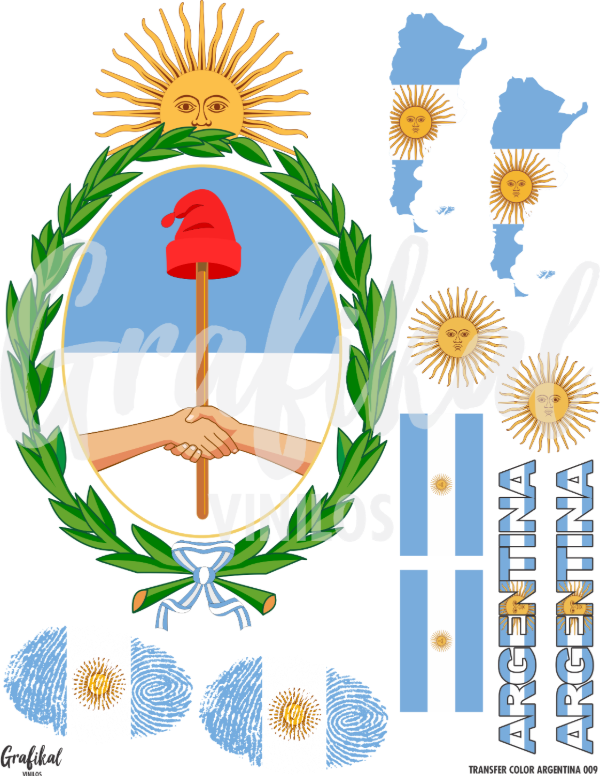 Producto - Transfer Color Argentina 009