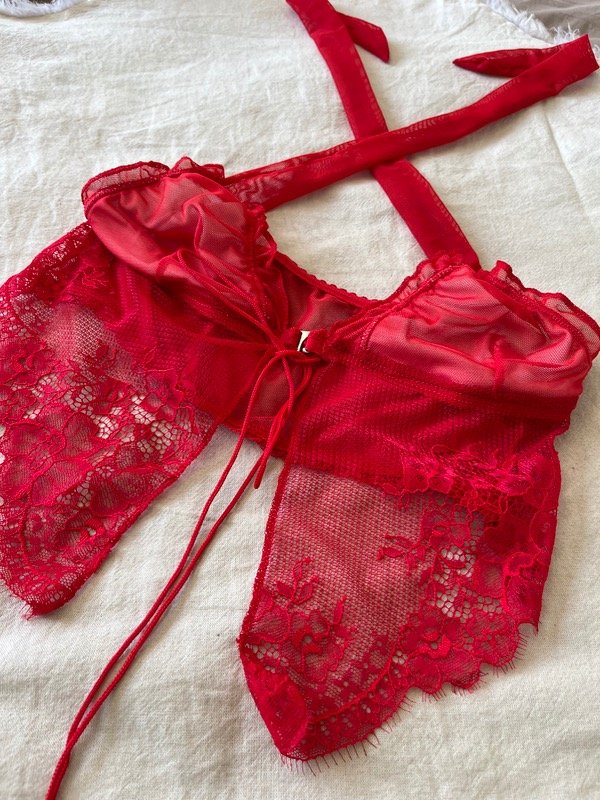 Producto - TOP AISHA rojo - 1