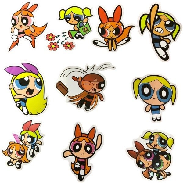Producto - Stickers The Powerpuff Girls Pack x 50 unidades - 5