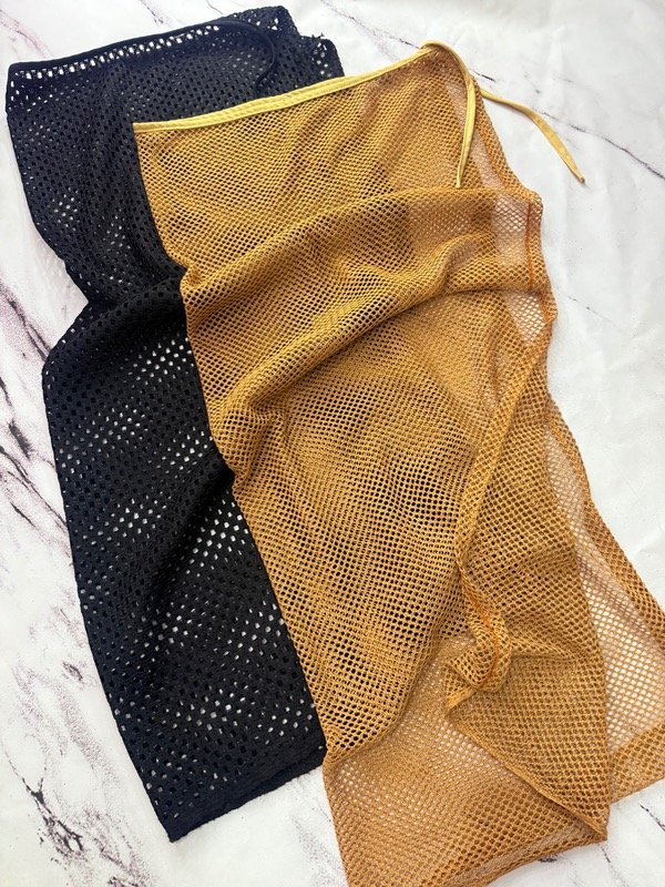 Producto - Pollera red larga