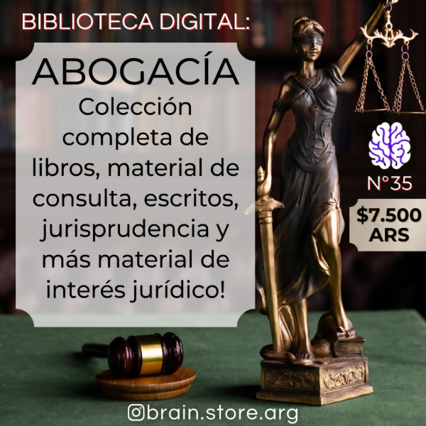 Producto - N35: Gran nube de abogacía: Carrera completa y libros (Argentina)