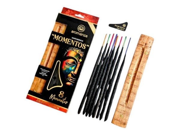 Producto - Pack sahumerios momentos y porta sahumerio
