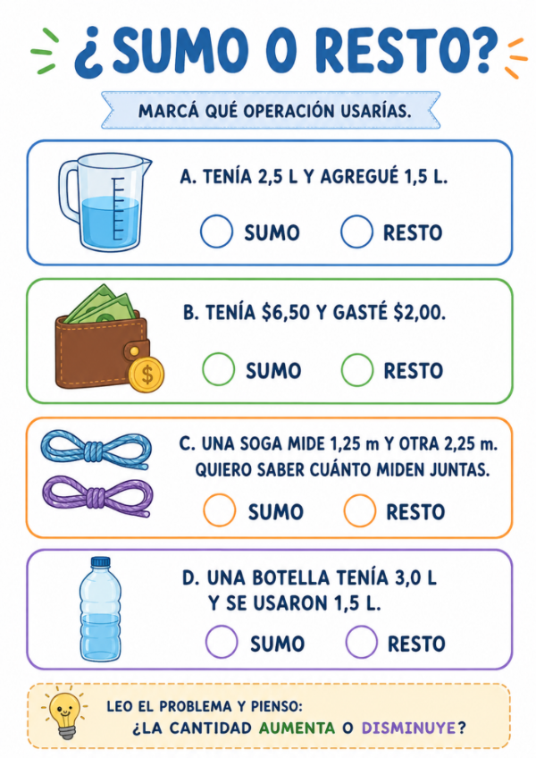 Producto - Decimales en acción: Situaciones problemáticas sencillas - 13