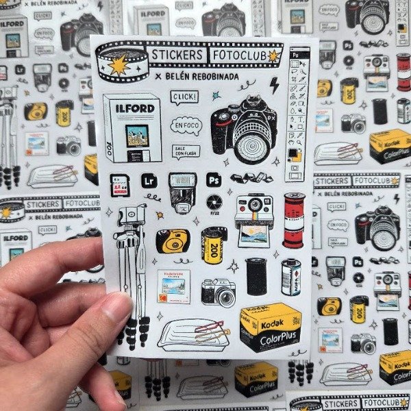 Producto - Plancha Stickers  Troquelados Foto