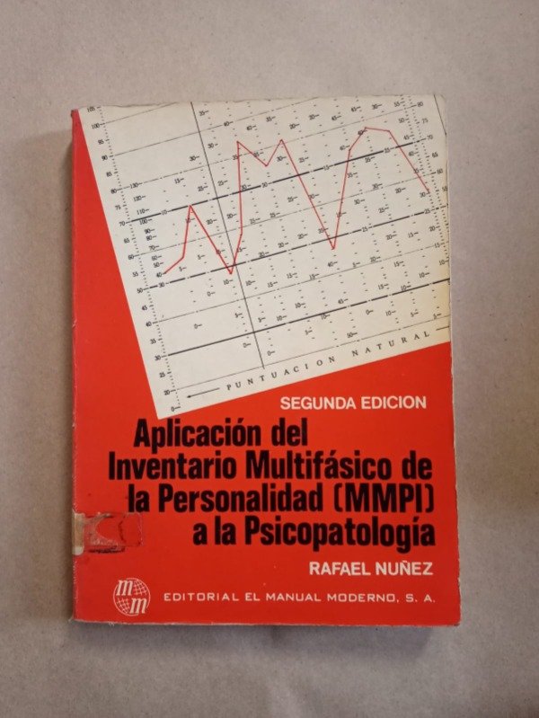 Producto - Aplicación del inventario MMPI a la psicopatología - Nuñez - Manual moderno 1979