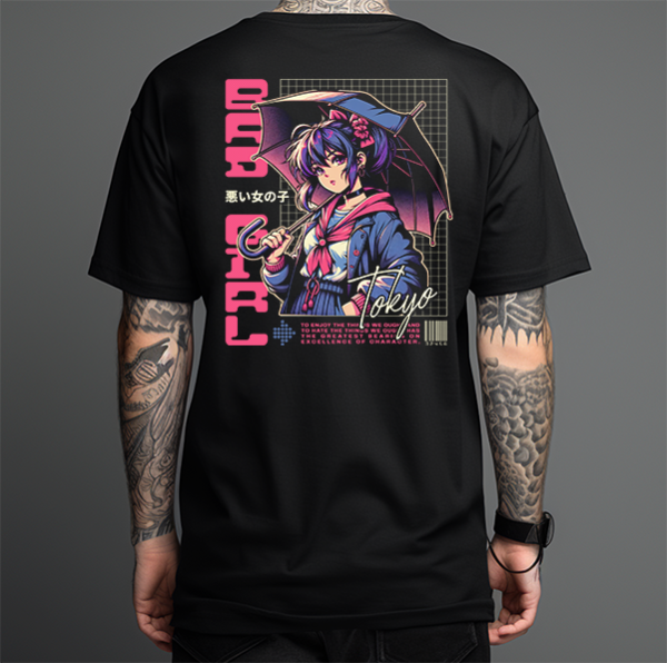 Producto - Remera Oversize Urban Bad Girl Tokyo