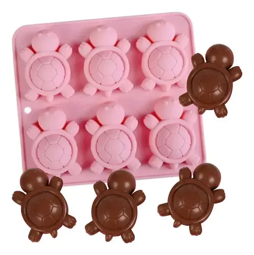 Producto - Molde silicona x6 tortugas - 8