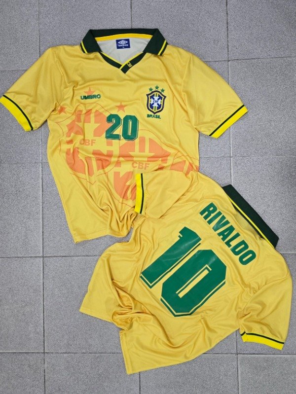 Producto - Camiseta Selección Brasil Retro Rivaldo Mundial 1994