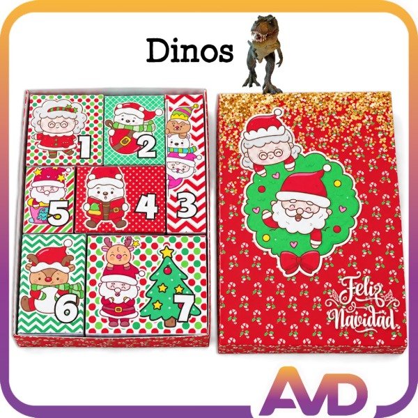 Producto - Calendario de Adviento 7 Días Personalizado  7 Sorpresas Temáticas - 5