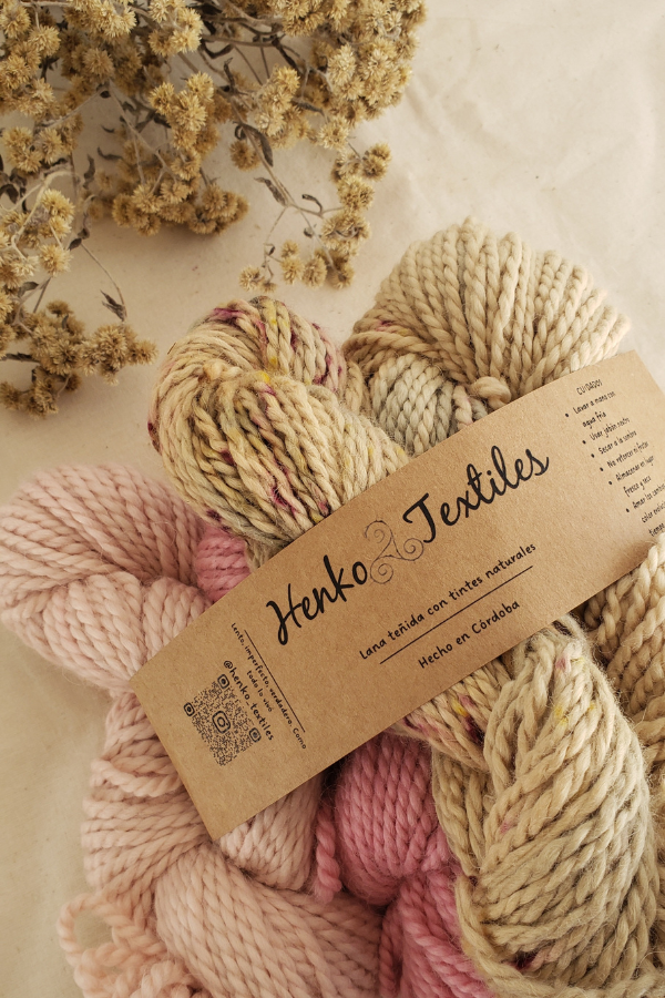Producto - Set ecoprint Elaria (alpaca bulky)