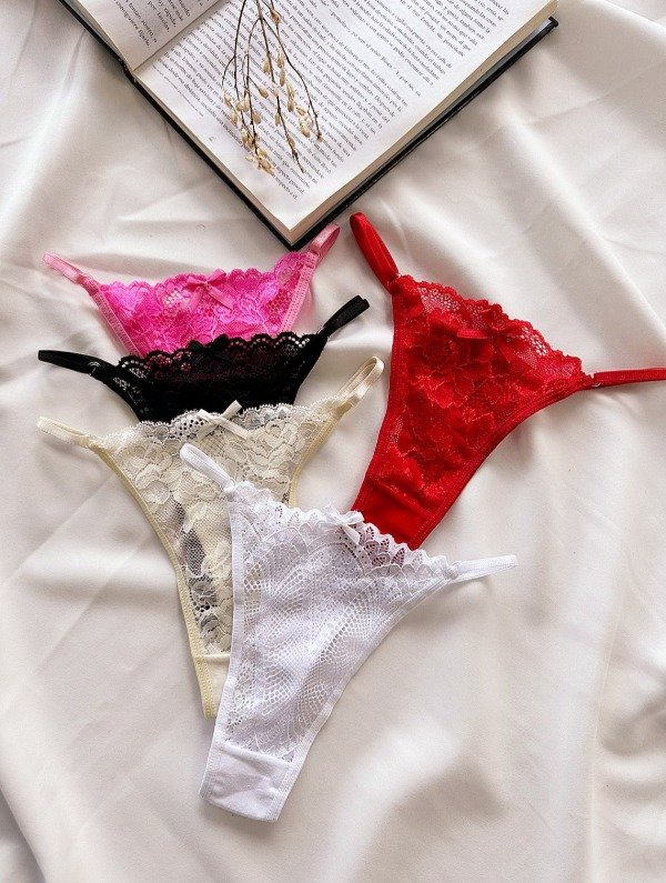 Producto - Pack x2 colaless encaje regulable Talle unico - Art 7150