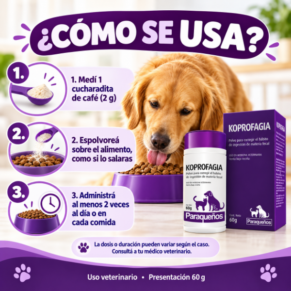 Producto - Koprofagia 60gr corrige el hábito de ingerir materia fecal - 2