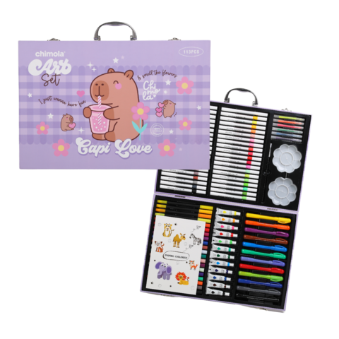 Producto - VALIJA DE ARTE CAPIBARA CHIMOLA 113 PIEZAS