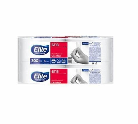 Producto - Papel higiénico Elite 300 mts x 4 rollos cono chico
