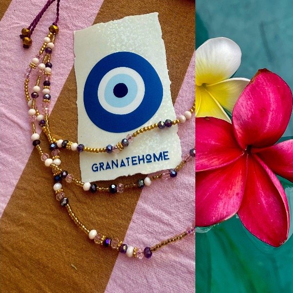 Producto - Choker Bali morado