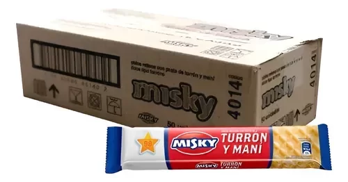 Producto - Turrón Misky x50