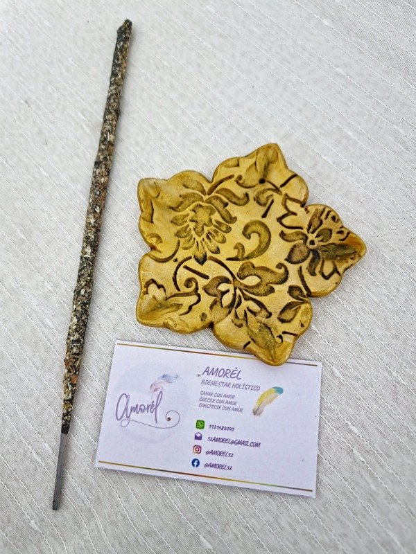 Producto - Portasahumerio Flor de cinco puntas