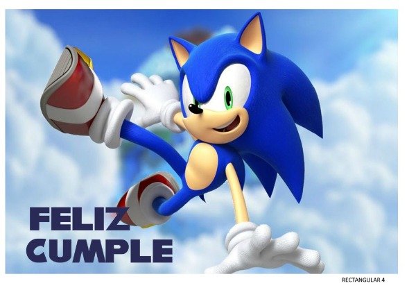 Producto - LAMINA  SONIC 4 RECTANGULAR