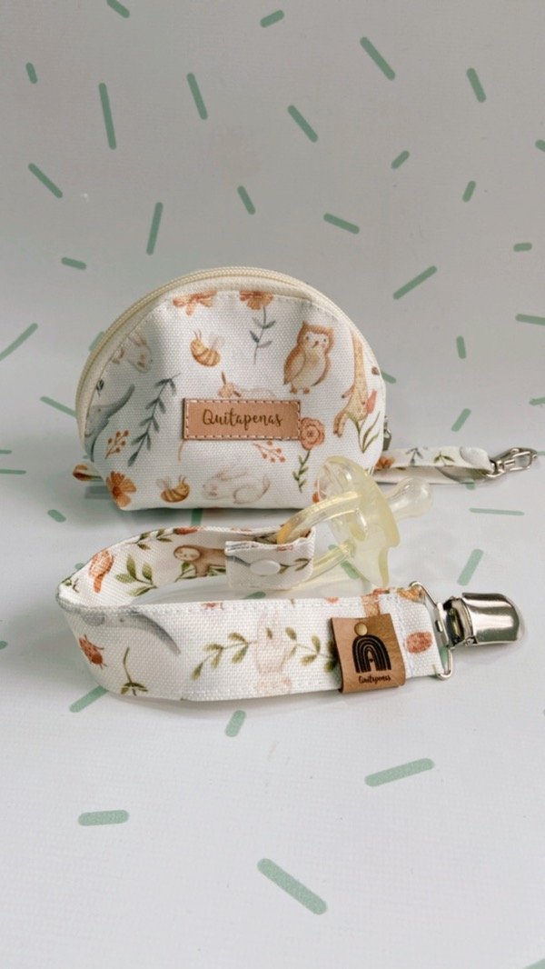 Producto - Guardachupete + Portachupete Estampa Animalitos