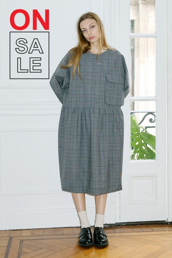 Producto - Vestido Frunces Bolsillo