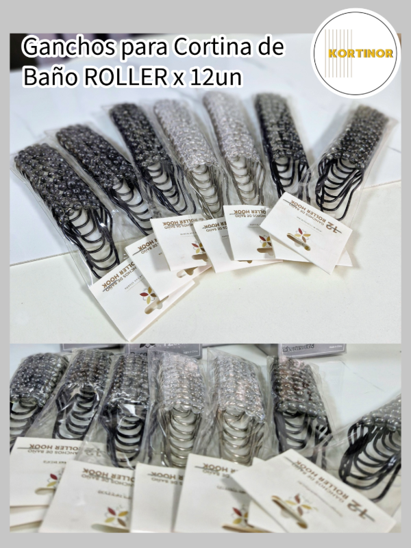 Producto - GANCHOS para CORTINA de BAÑO