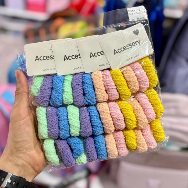 Producto - Set X12 Colitas En Blister 410216