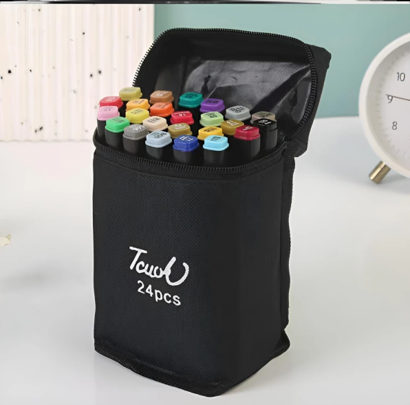 Producto - Marcadores Doble Punta Estuche X 24