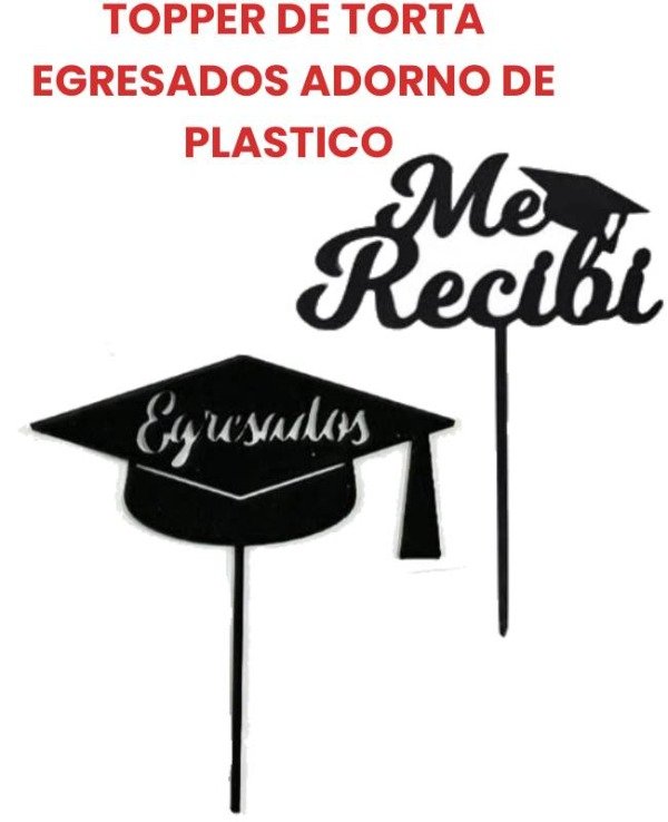 Producto - Topper egresados