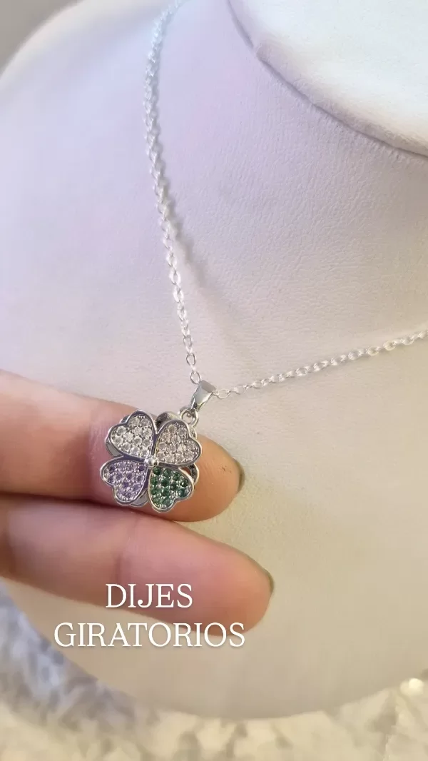 Producto - Conjunto dije giratorio 2