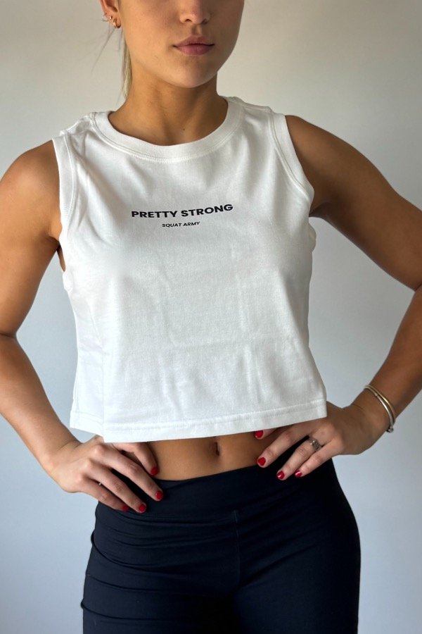 Producto - croptop white pretty