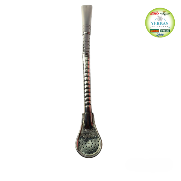 Producto - BOMBILLA PICO DE REY ACERO TORNEADA (2455)