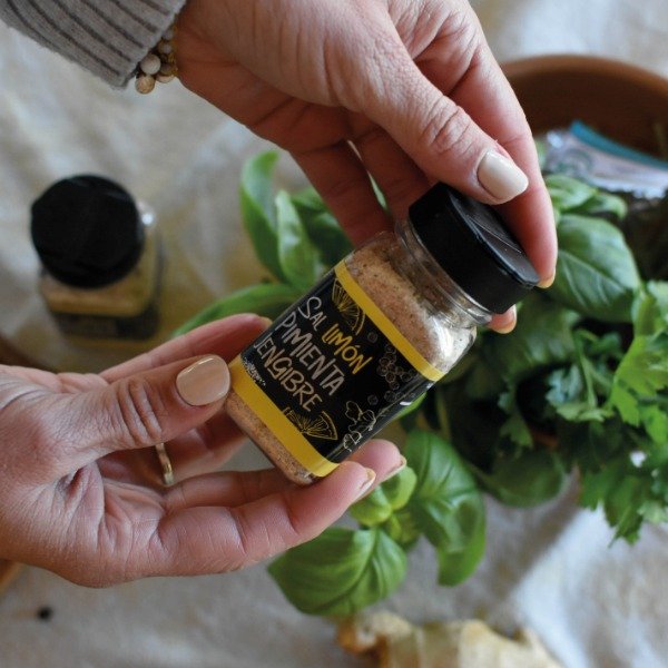 Producto - TOQUE SALES Sal Marina, Limón, Pimienta y Jengibre