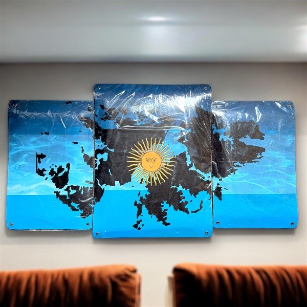 Producto - Chapa tríptico Islas Malvinas