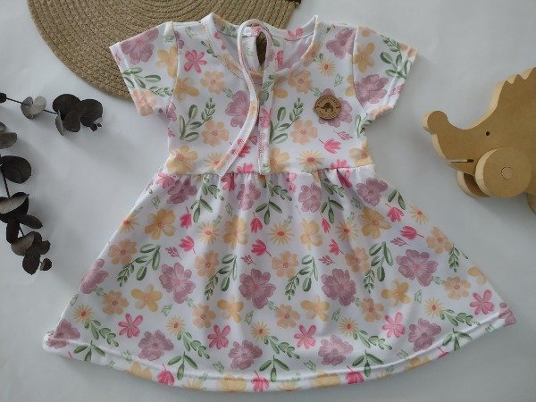 Producto - Vestido: Flores/White