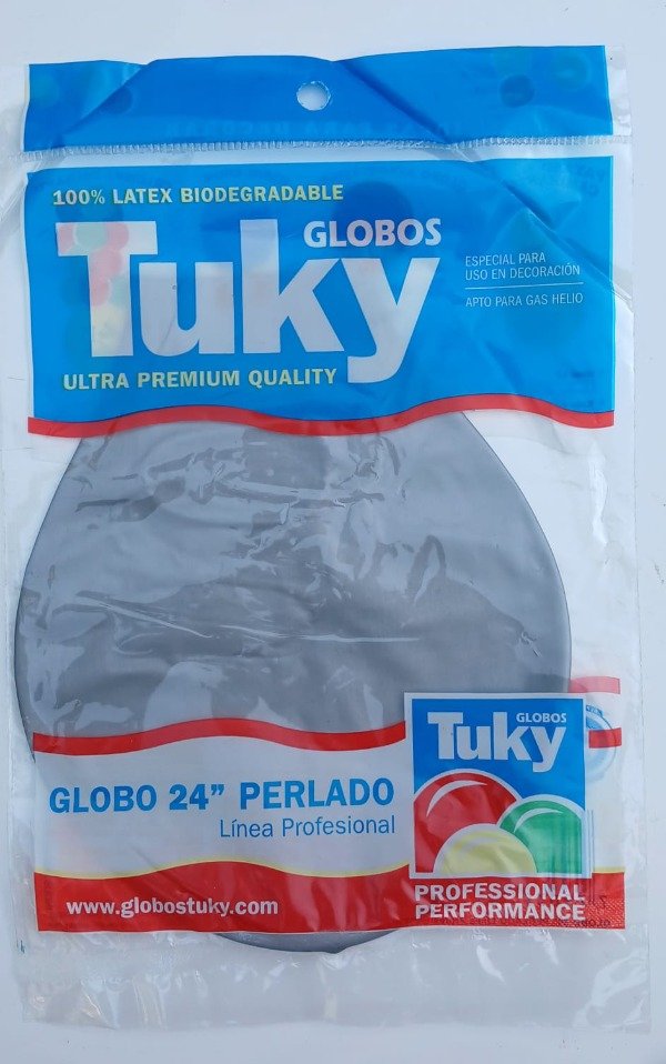 Producto - Piñata/Globo Tuky 24" Perlada Plata