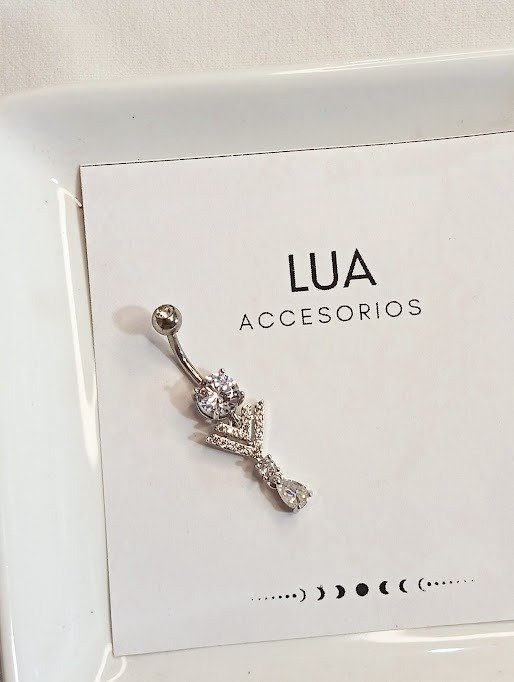 Producto - Piercing ombligo STRASS - Acero quirúrgico