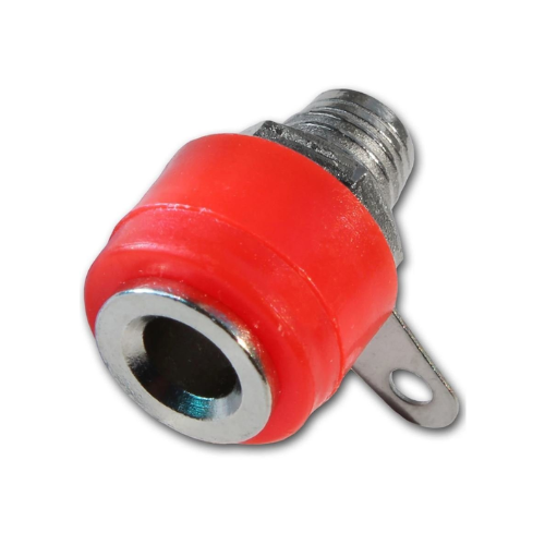Producto - Conector Banana Hembra P/Chasis Rojo