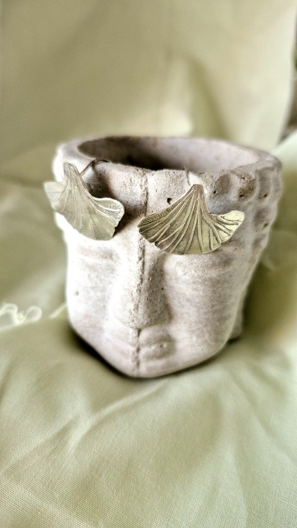 Producto - Aros Ginkgo Alpaca